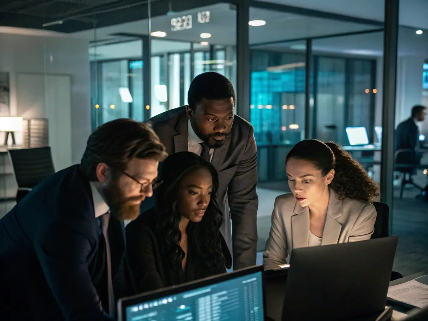 An image showcasing a modern office environment with professionals collaborating on financial strategies, emphasizing Centtripp's commitment to innovative solutions.